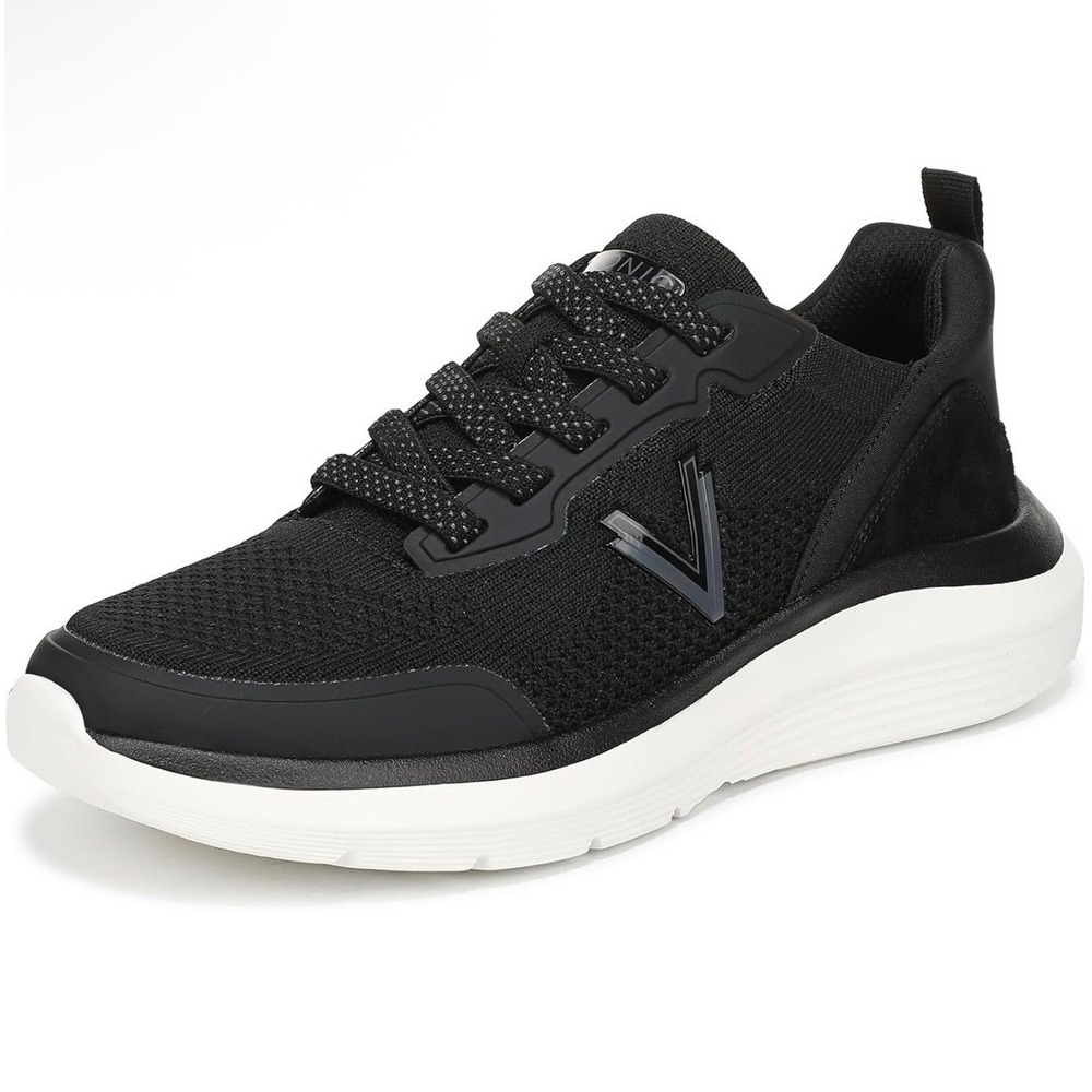 Vionic Hayward Womens 10 Black Knit Walking Sneakers Orthotic Shoes GS:10-2025